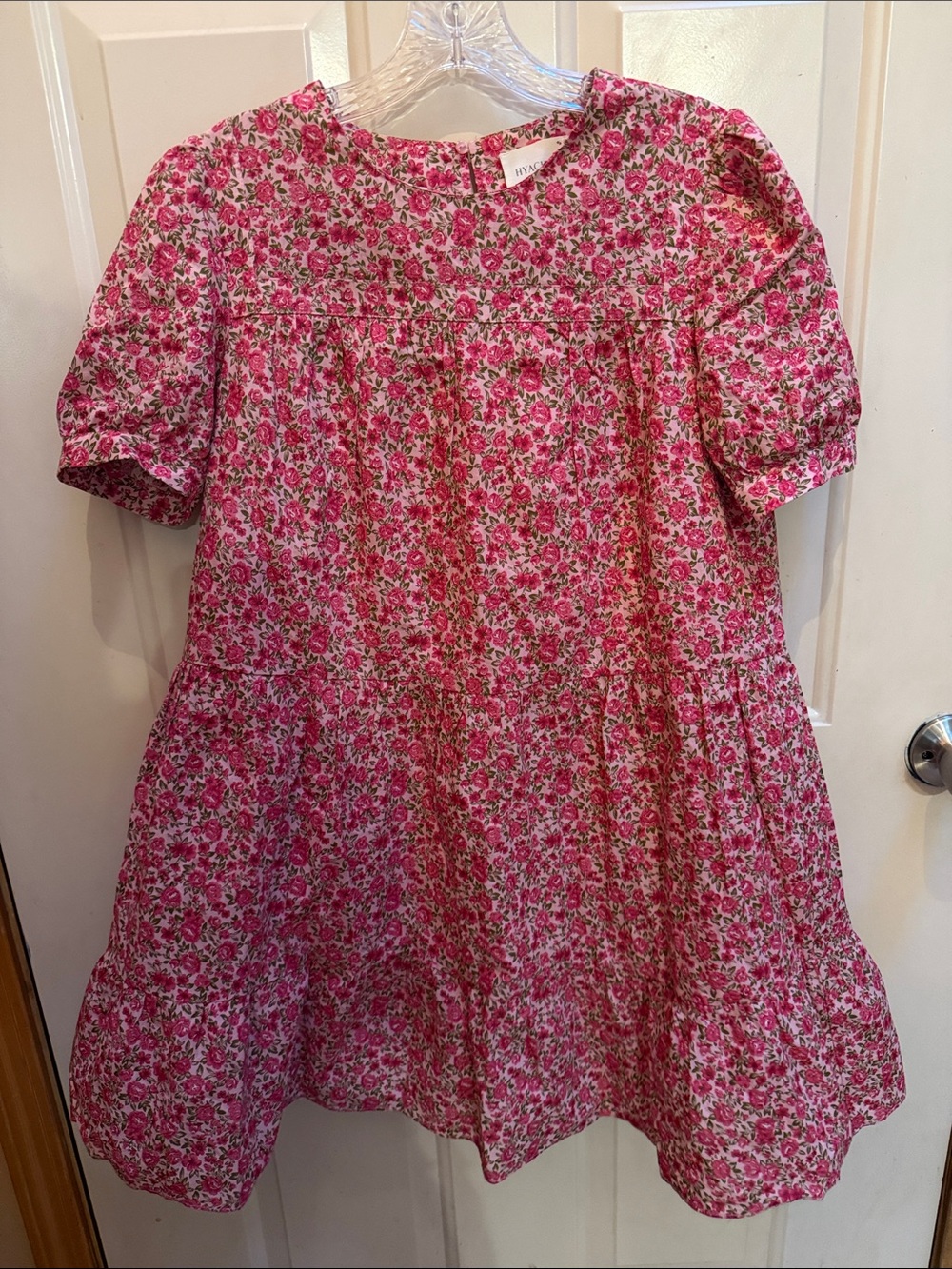 Hyacinth House Pink Floral Babydoll Dress